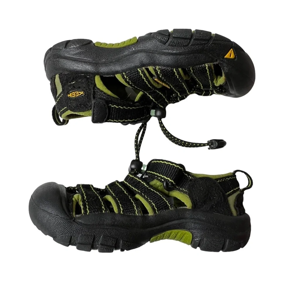 Keen Hybrid Sandal Newport H2 Black Green‎ Size 9 Little Kids